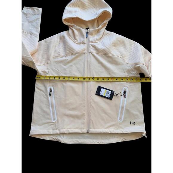 Under Armour Full-Zip Hoodie Swacket Women's Size M Peach Storm  $140NWT - Picture 3 of 6